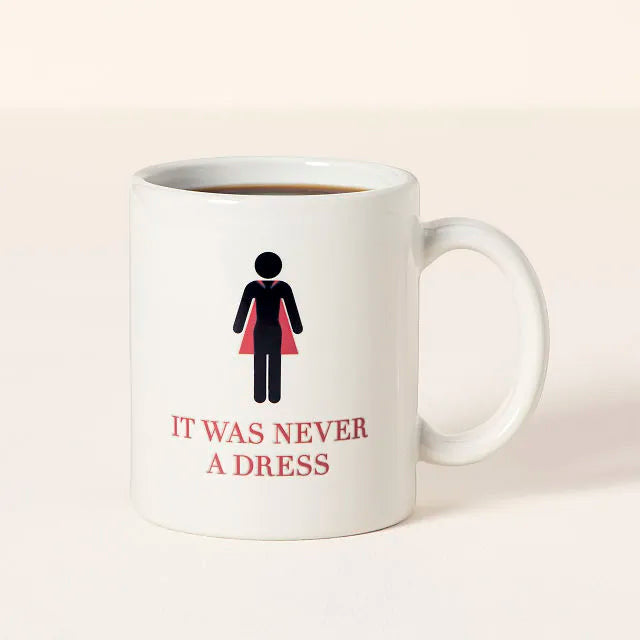 "IT WAS NEVER A DRESS" MUG