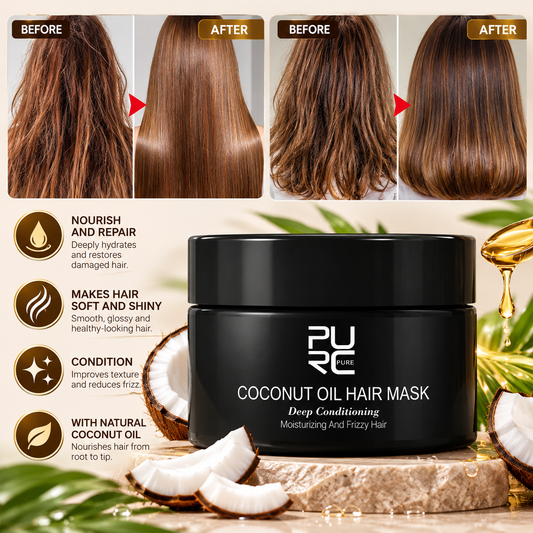 Coconut Oil Hair Mask – Deep Conditioning & Frizz Control