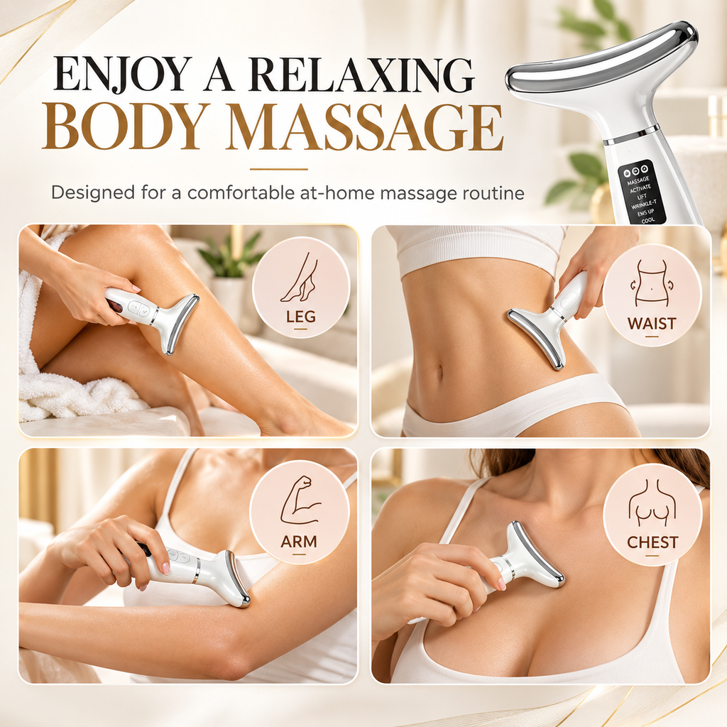 4-in-1 Beauty Neck & Face Massage Device