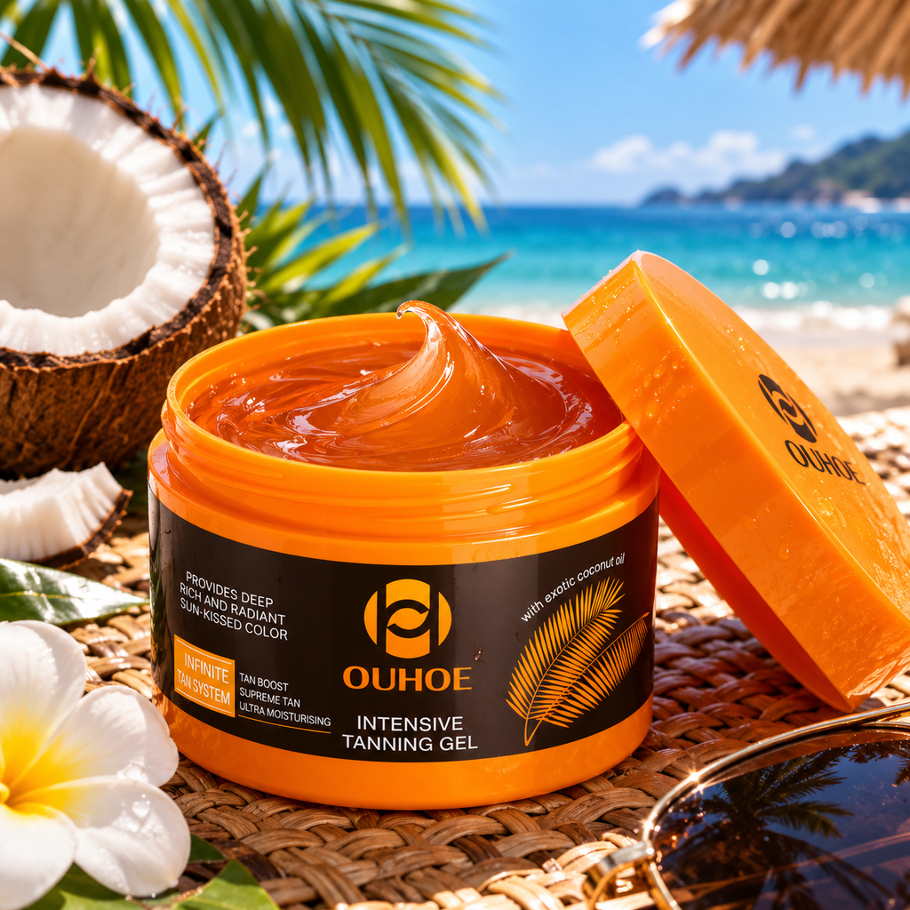 OUHOE Intensive Tanning Gel – Face & Body Sun-Kissed Glow