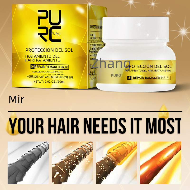 PURC UV Protection Hair Mask for Smooth, Nourished Hair